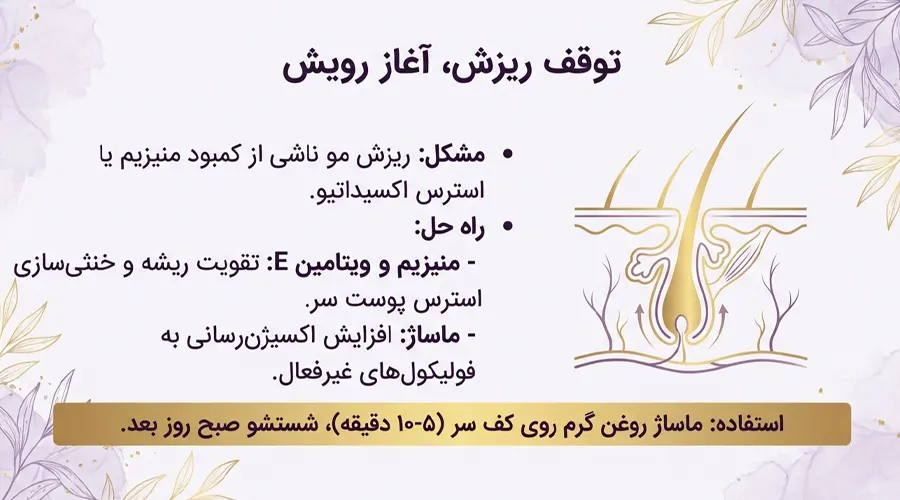روغن بادام تلخ برای ریزش مو