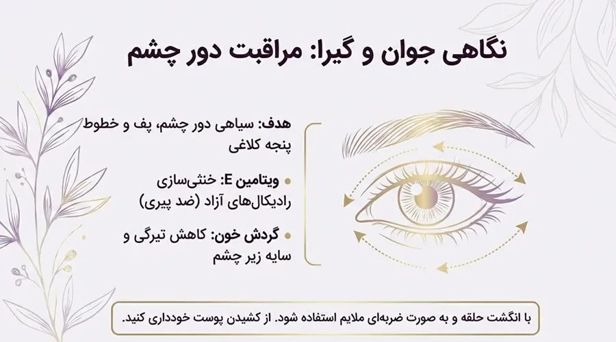 روغن بادام تلخ برای دور چشم