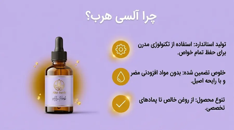 روغن زرده تخم مرغ آلسی هرب: بهترین کیفیت در ایران