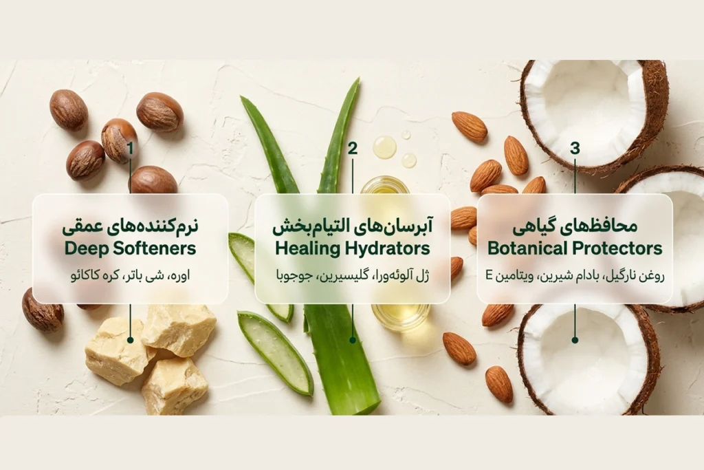 ترکیبات کرم رفع ترک دست و پا آلسی هرب