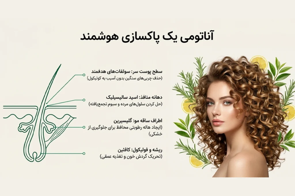شامپو موهای چرب آلسی هرب با فرمولاسیون گیاهی