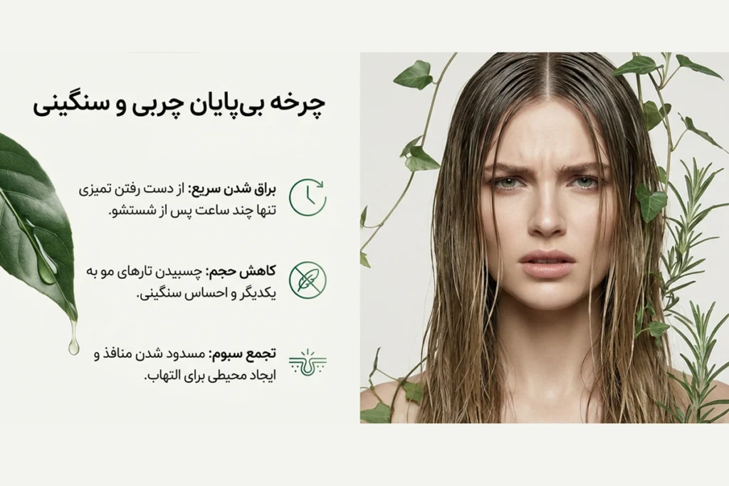 شامپو موهای چرب آلسی هرب با قدرت پاک‌کنندگی عمیق