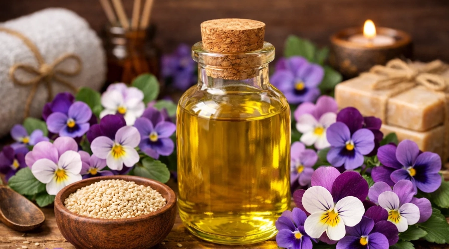 روغن بنفشه کنجد برای سینوزیت