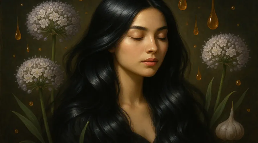 روغن‌درمانی طبیعی با روغن سیر سیاه برای مو