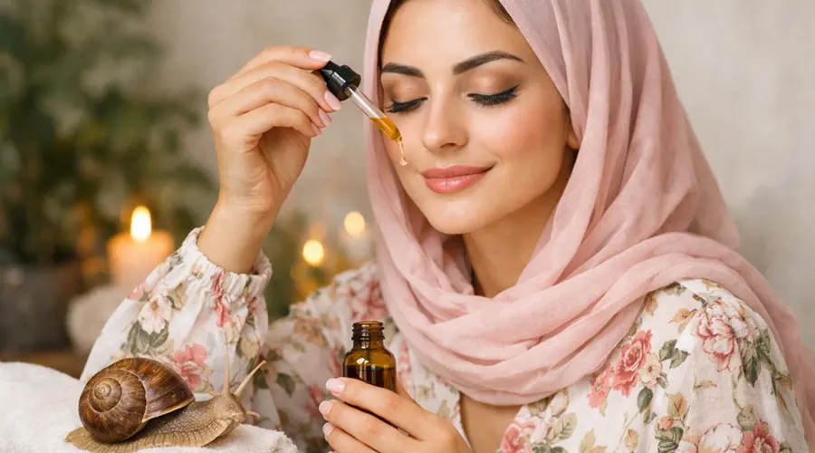روغن حلزون برای آبرسانی پوست خشک