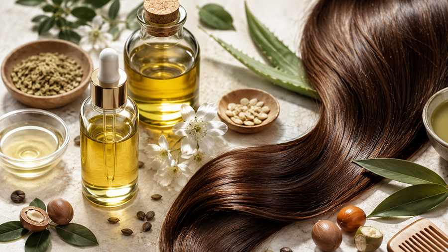 مراقبت از ساقه مو با روغن گیاهی