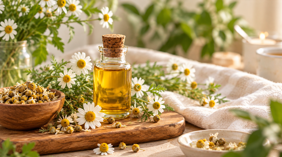 تجربه استفاده از روغن بابونه برای درد پریود