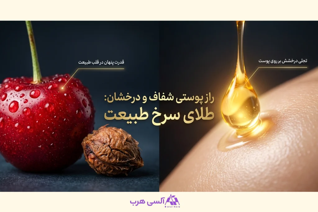 روغن هسته آلبالو برای روشن شدن و شفافیت پوست