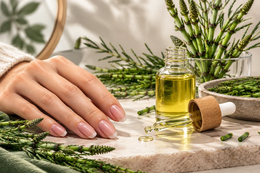 خواص روغن دم اسب برای ناخن؛ راهنمای کامل مراقبت از ناخنهای شکننده • مهر ۱۷ام, ۱۴۰۵ روغن دم اسب در روتین مراقبت از ناخن