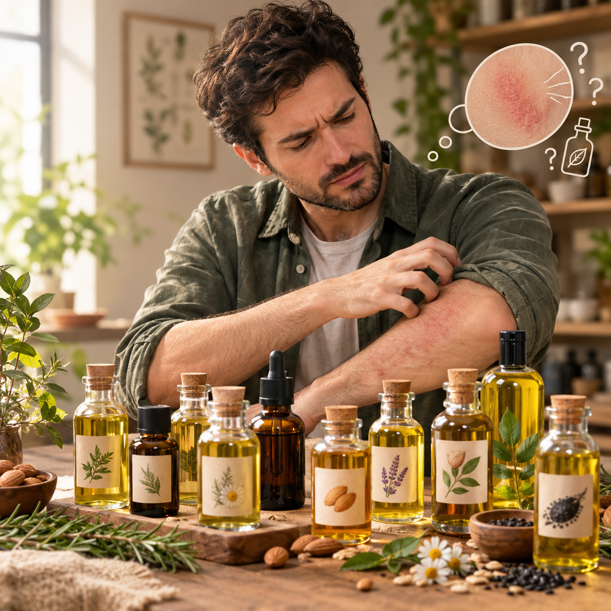بررسی انواع روغن برای خارش پوست