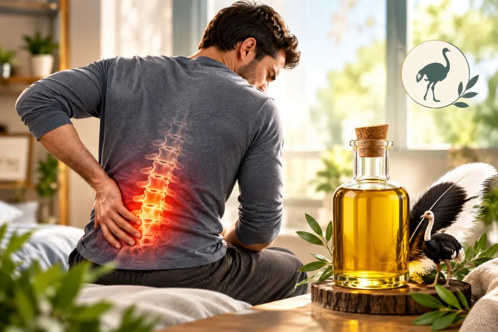 روغن شترمرغ و مراقبت از ستون فقرات