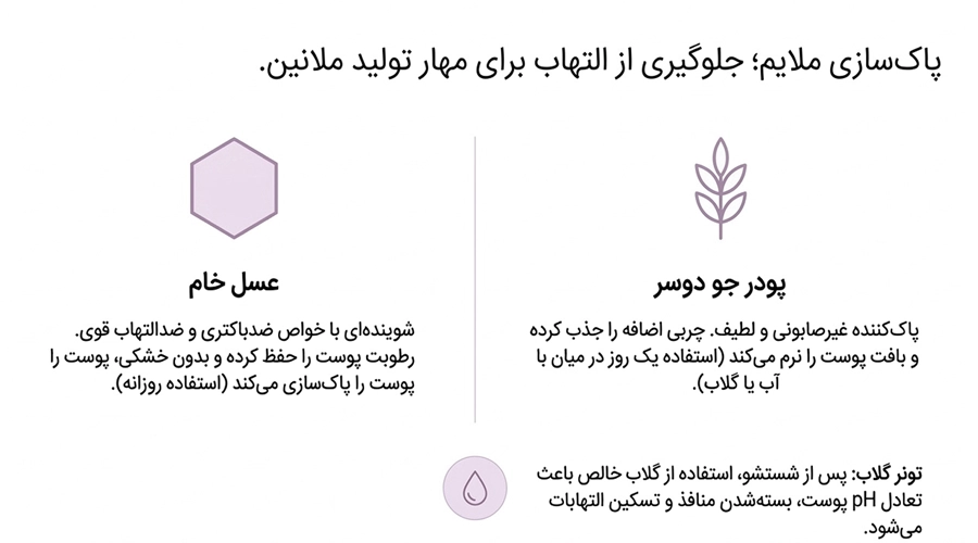 روش‌های خانگی مؤثر برای محو کردن لک ملاسما