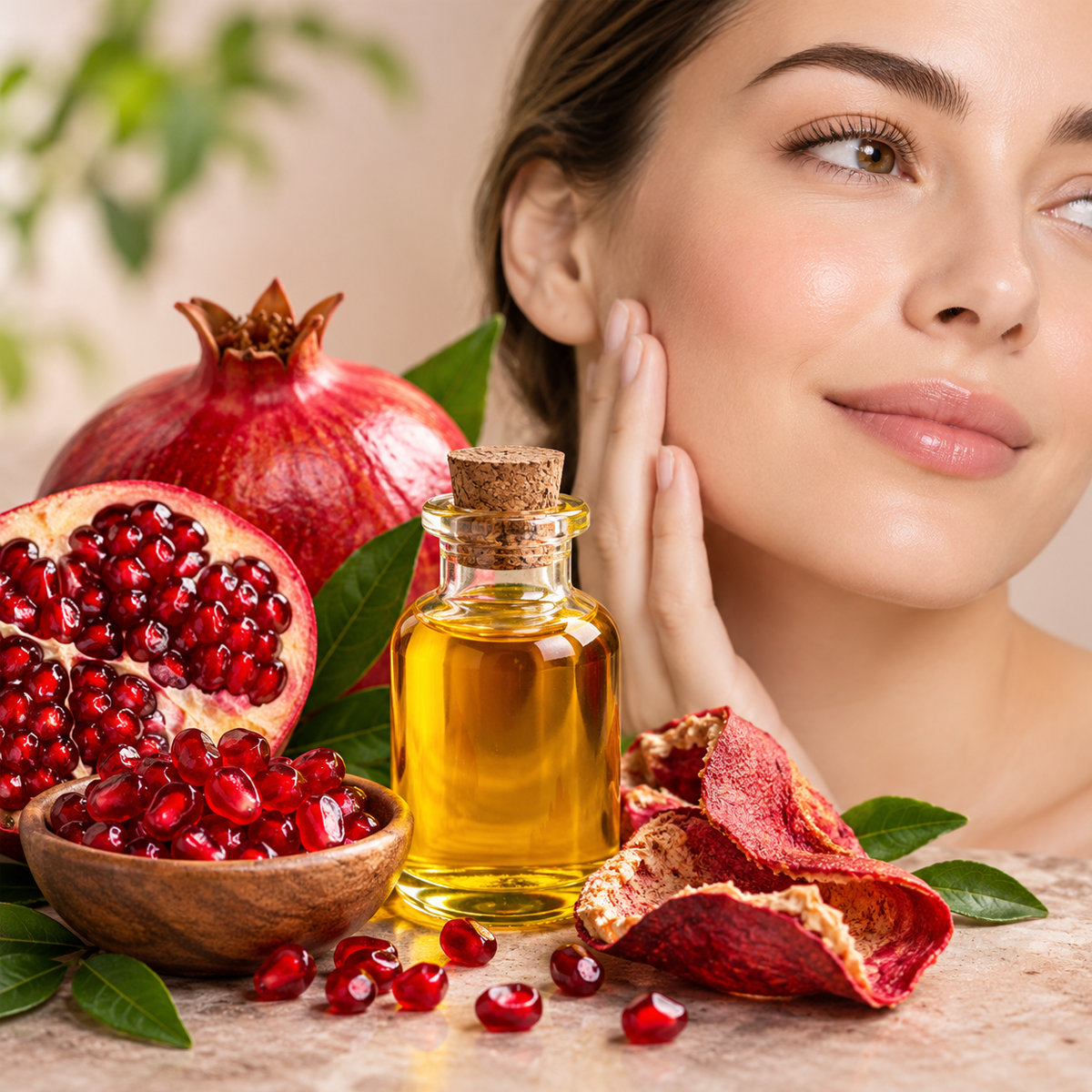 استفاده از روغن هسته انار برای صورت