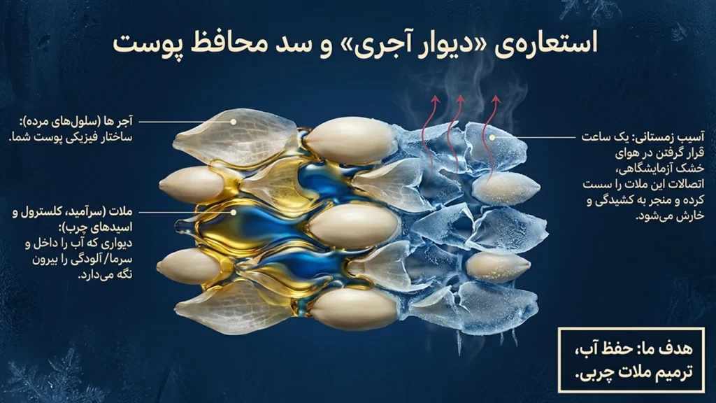 آسیب هوای سرد پاییز و زمستان به پوست و ایجاد خشکی، خارش و احساس کشیدگی در آن
